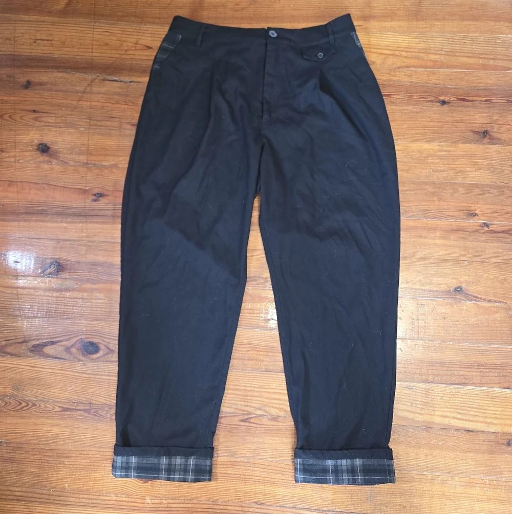 Disturbia Clover Check Contrast Trousers - Picture 6 of 9